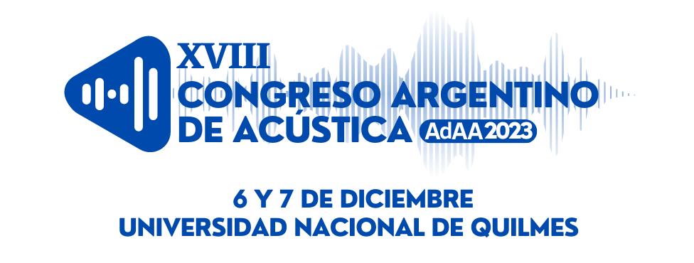 Lee más sobre el artículo El Lal estará presente en el XVIII Congreso Argentino de Acústica (AdAA 2023)